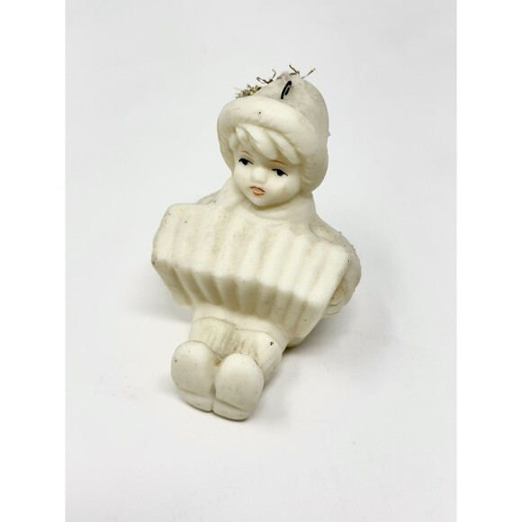 Snow Baby Angel Christmas Ornaments By Christmas On Main Street Single Accordion - Picture 1 of 8